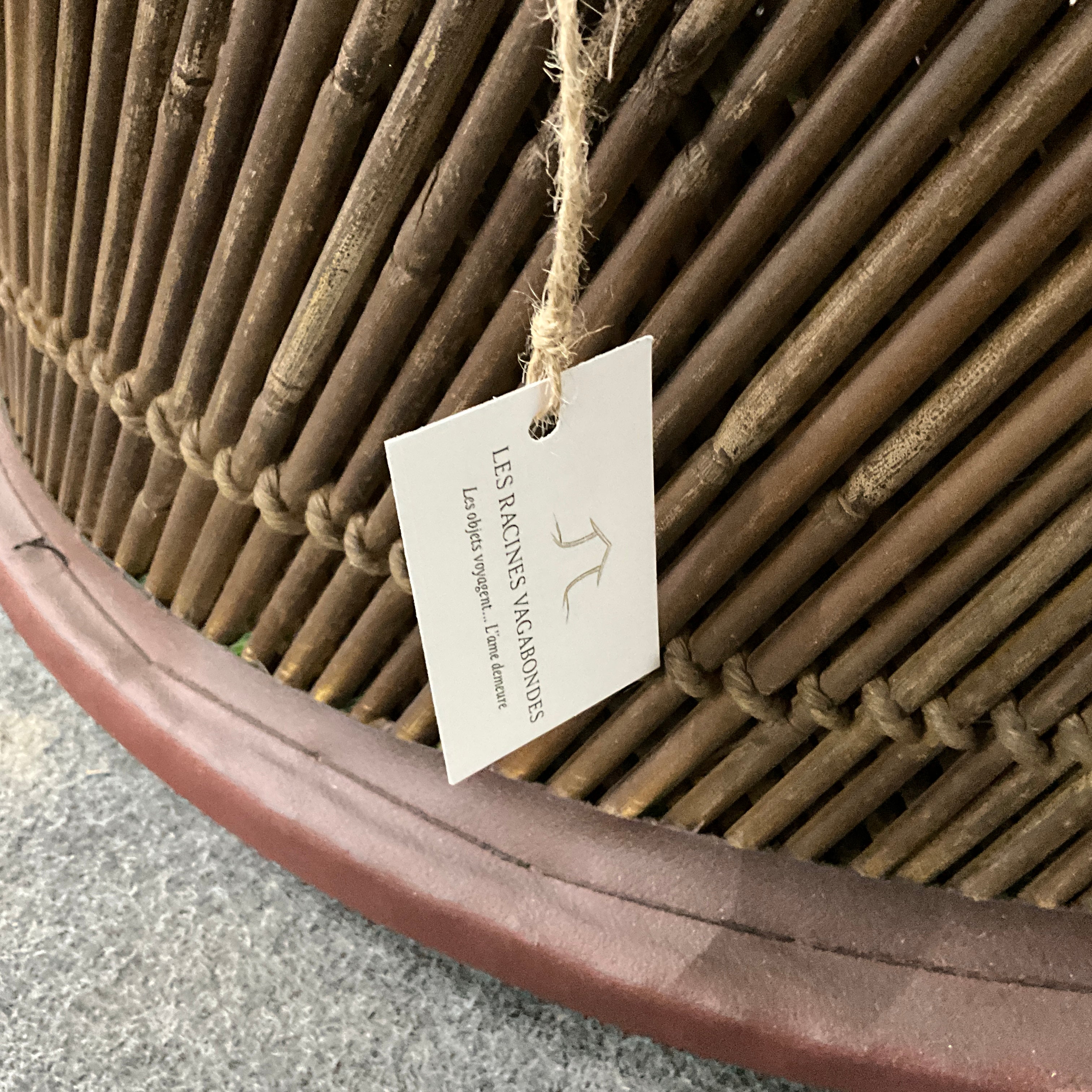 Fauteuil  en osier