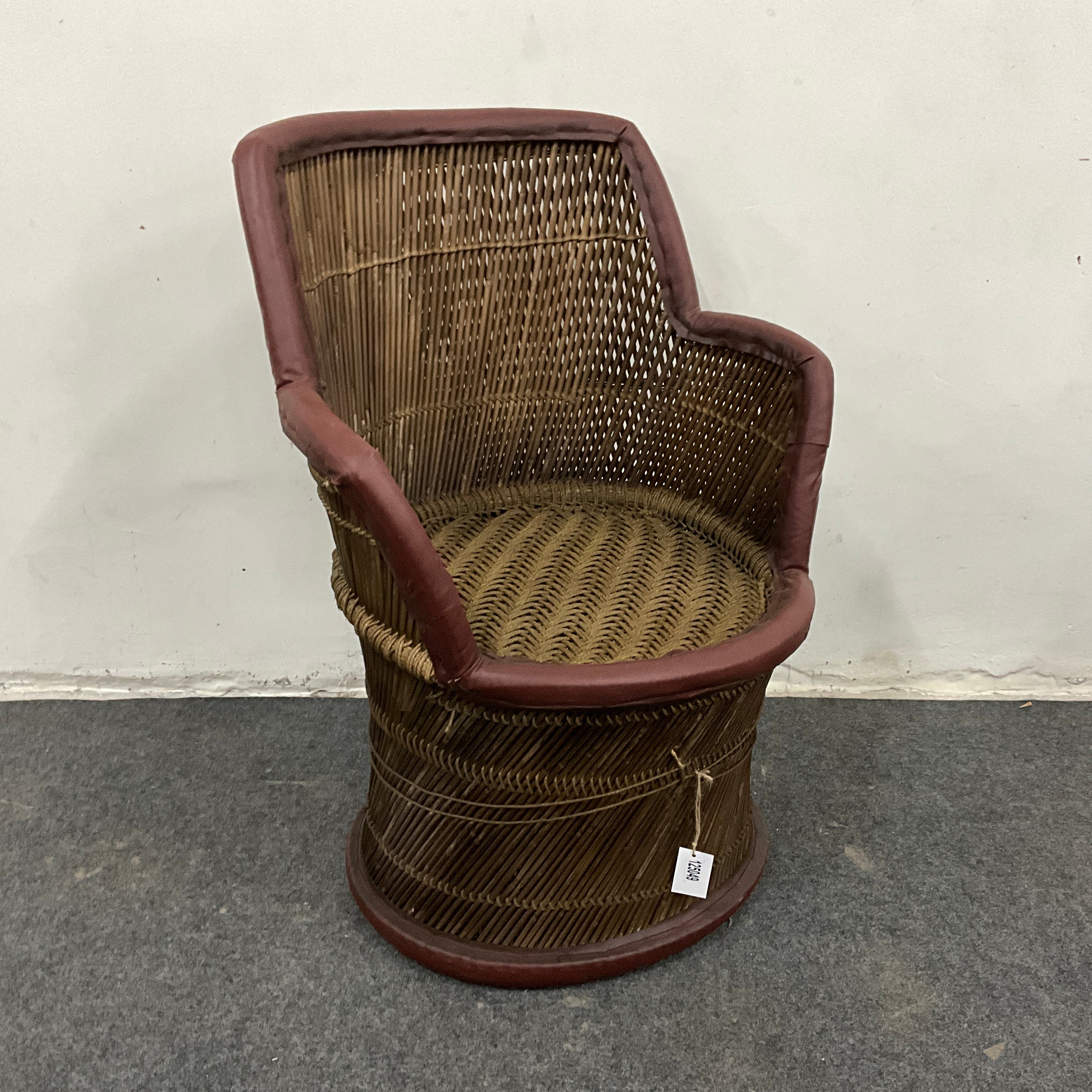 Fauteuil  en osier