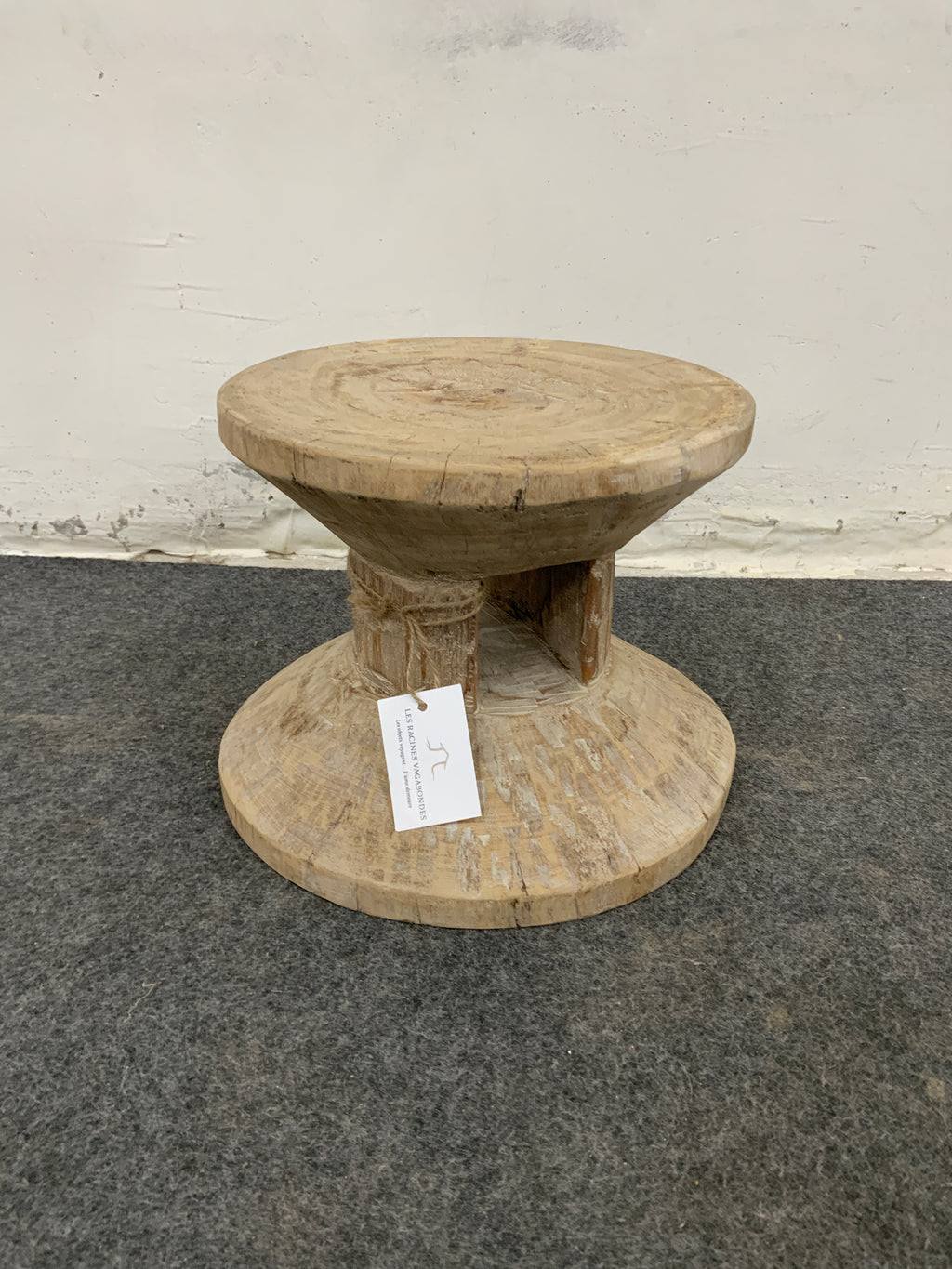 Bout de canapé ancien en bois