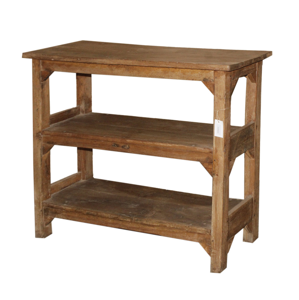 Etagère en bois patiné