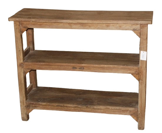 Etagère en bois patiné