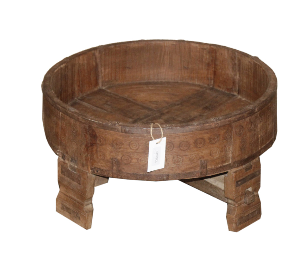Petites tables basses anciennes rondes