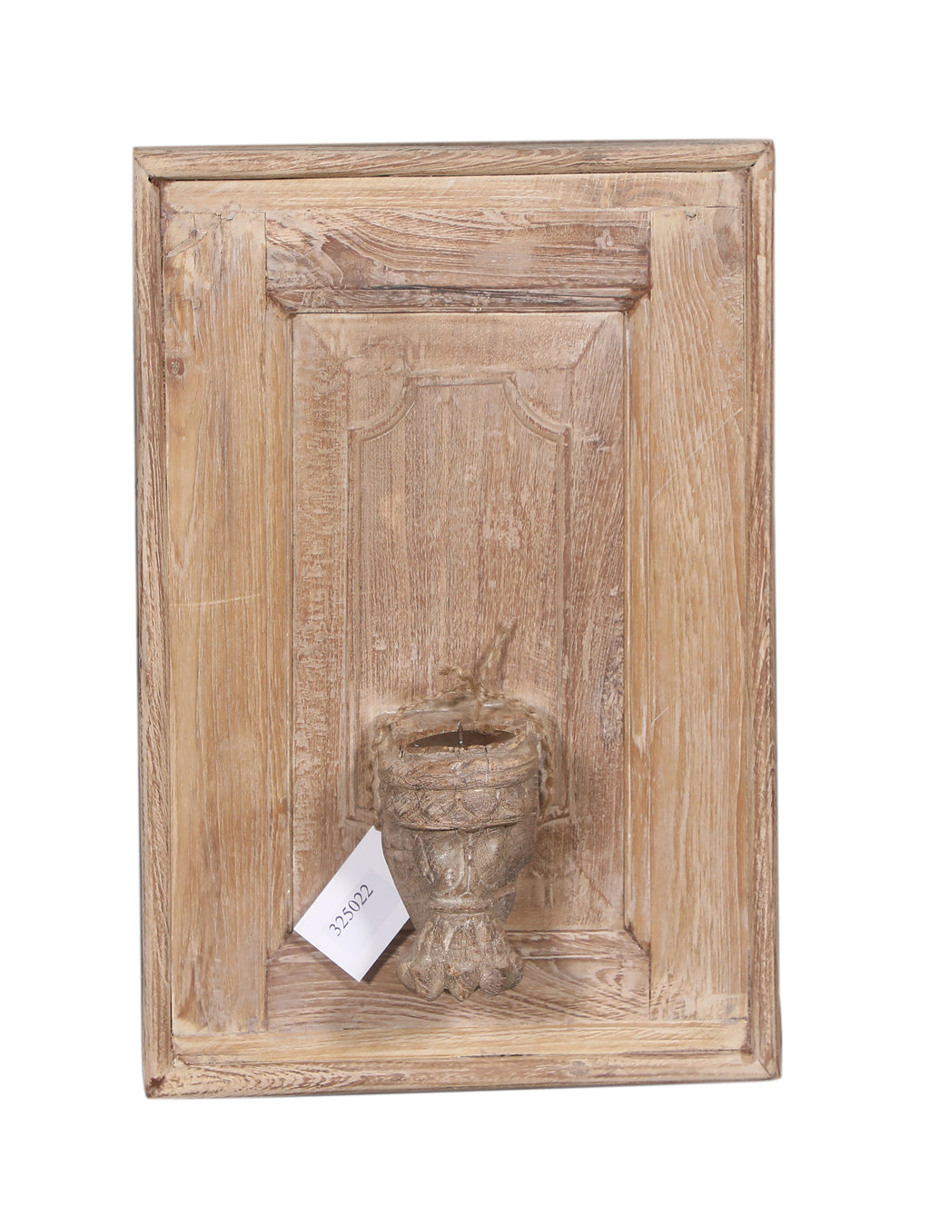 Bougeoir mural ancien en bois