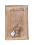 Bougeoir mural ancien en bois
