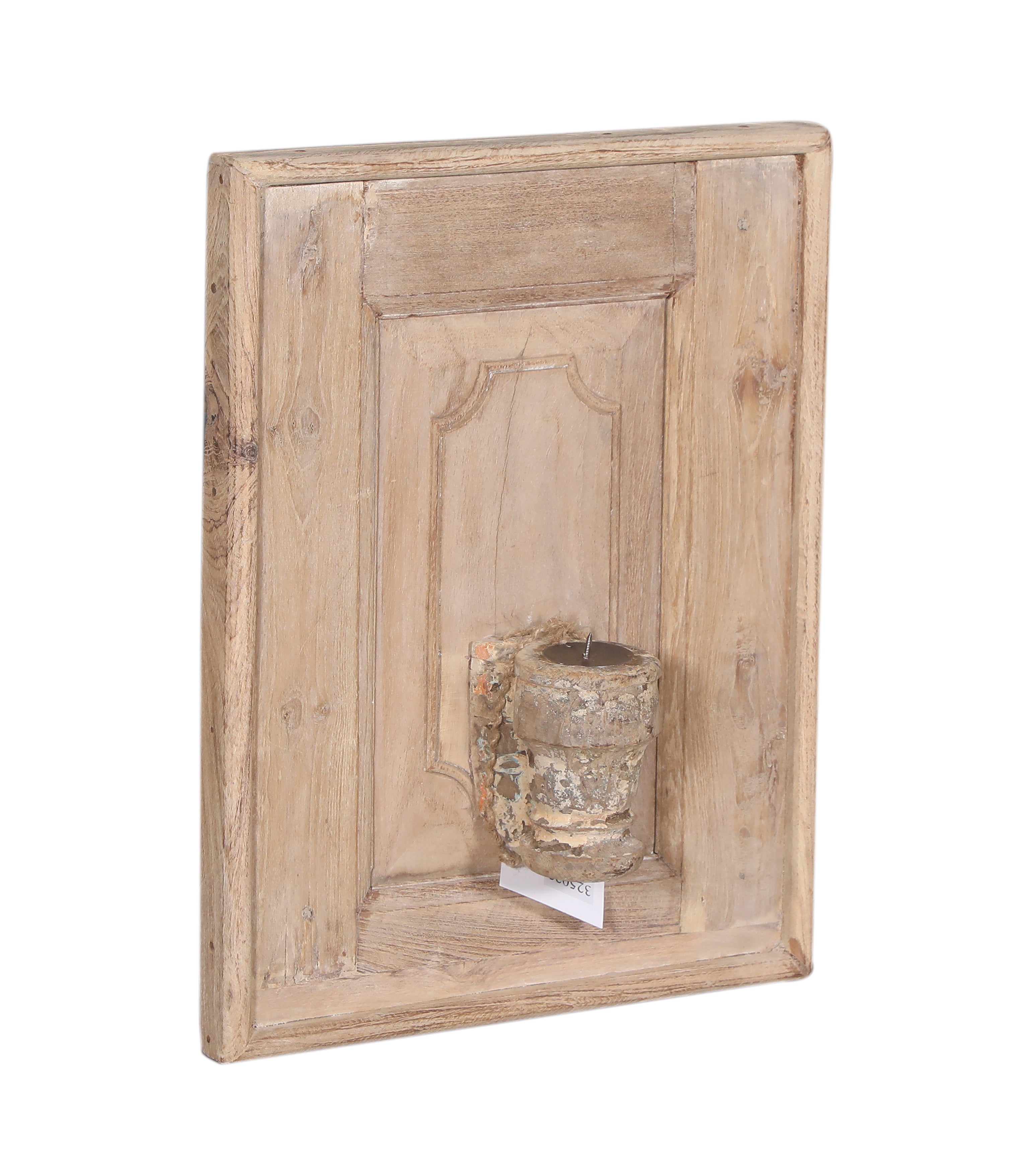 Bougeoir mural ancien en bois