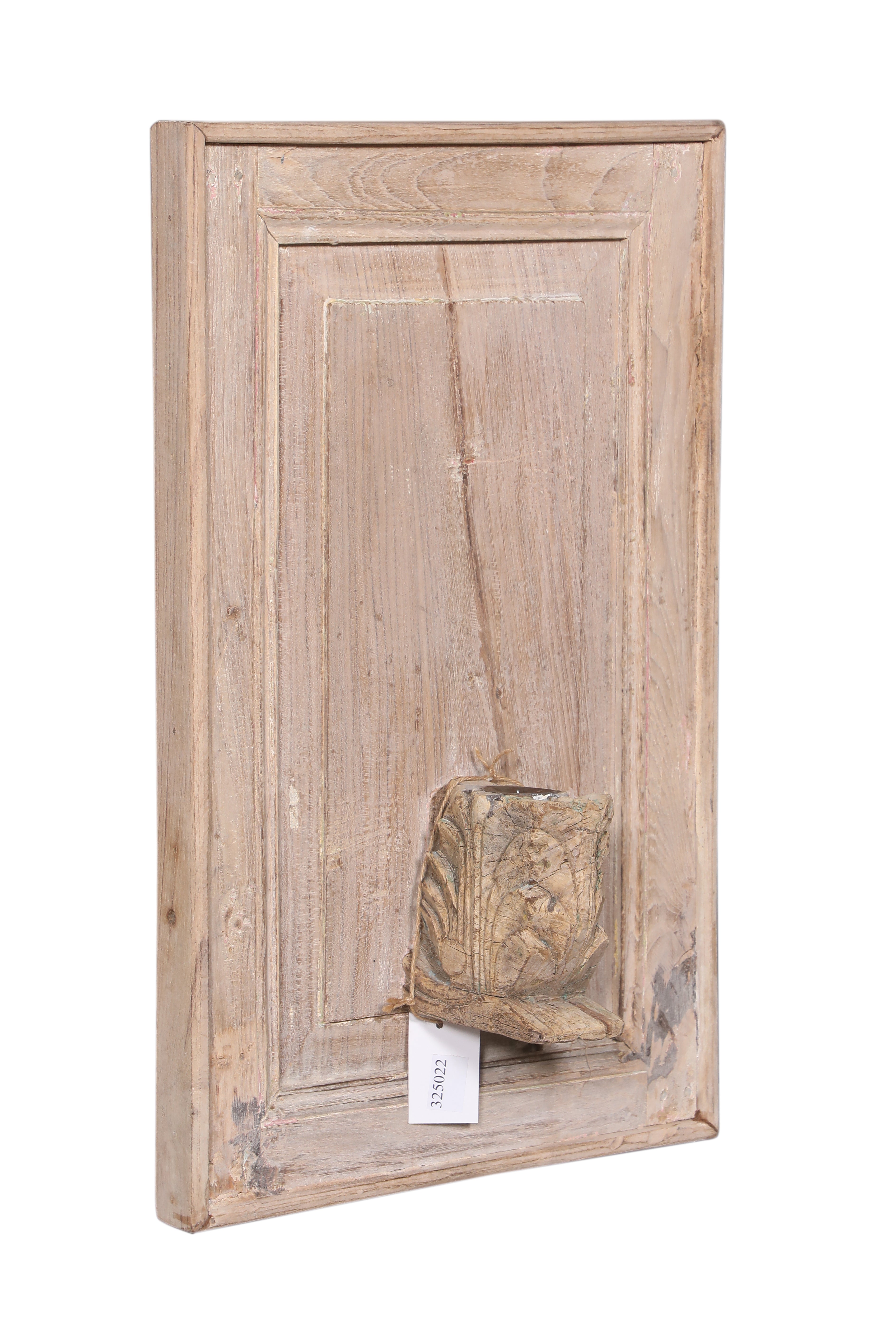 Bougeoir mural ancien en bois