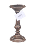 Bougeoir ancien en bois – petit modèle