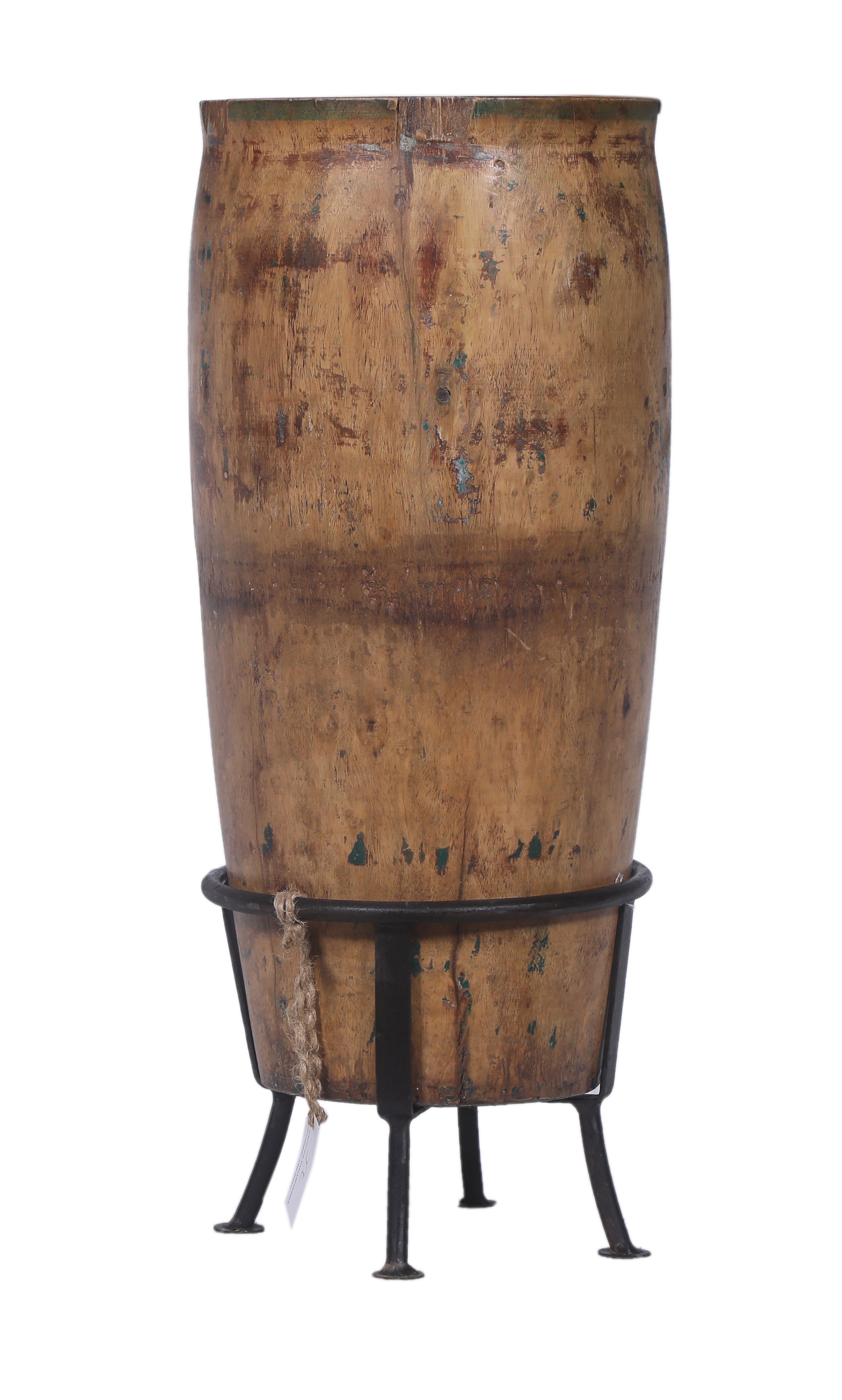 Pot ancien en bois sur socle – 3 modèles disponibles
