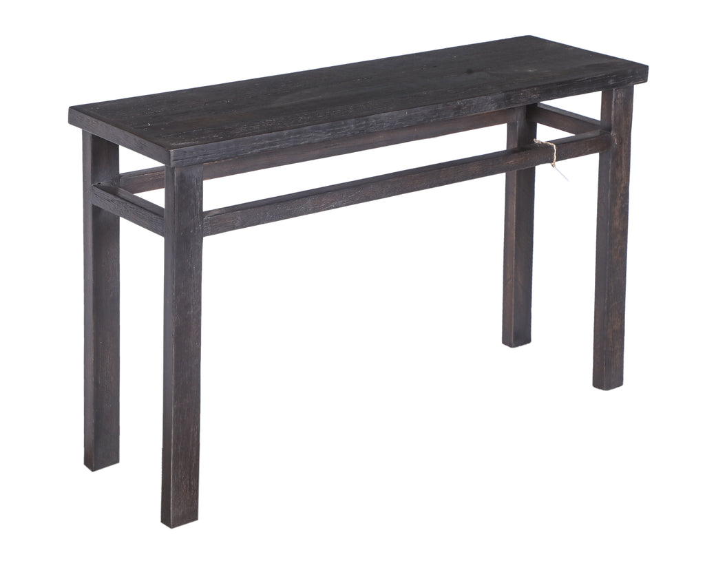 Console ancienne en bois foncé