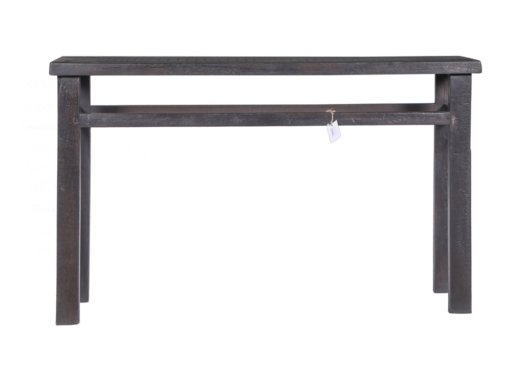 Console ancienne en bois foncé