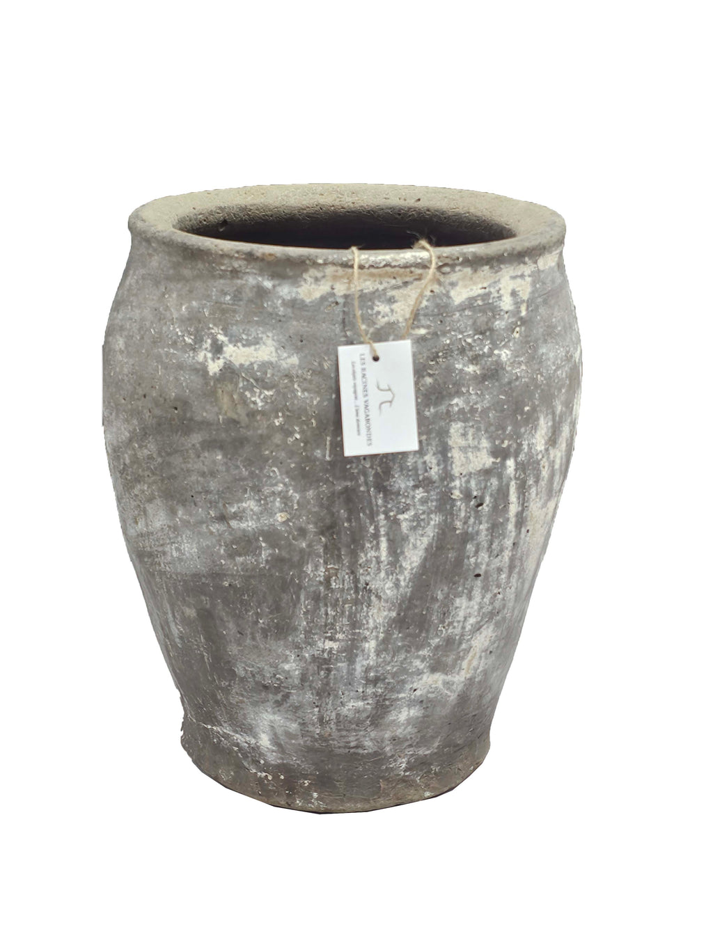 Petit pot ancien terre naturelle