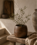 Pot en bois ancien