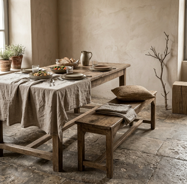 Banc ancien en bois